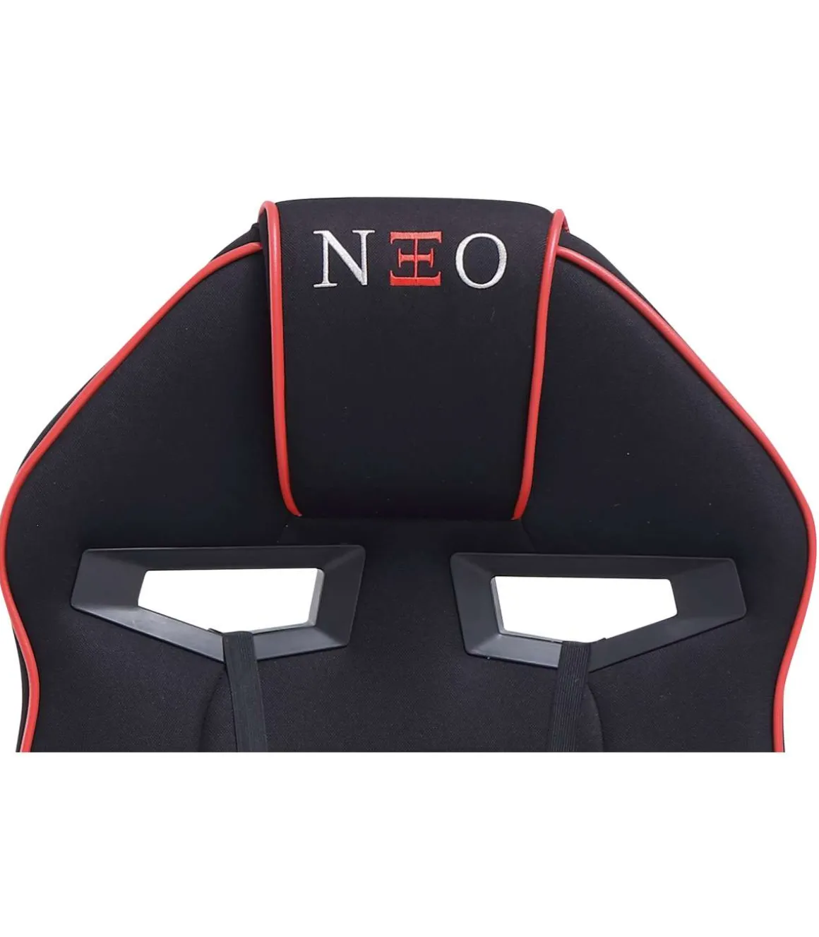 Sillón giratorio elevable gamer Neo Avance tapizado en tejido negro, 115-125cm(alto) 70cm(ancho) 70cm(fondo).