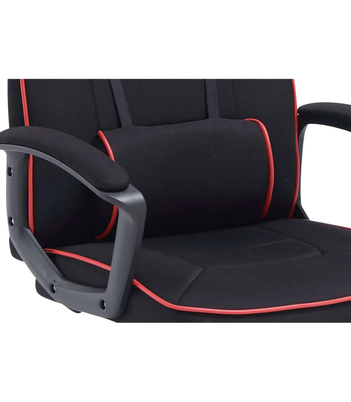Sillón giratorio elevable gamer Neo Avance tapizado en tejido negro, 115-125cm(alto) 70cm(ancho) 70cm(fondo).