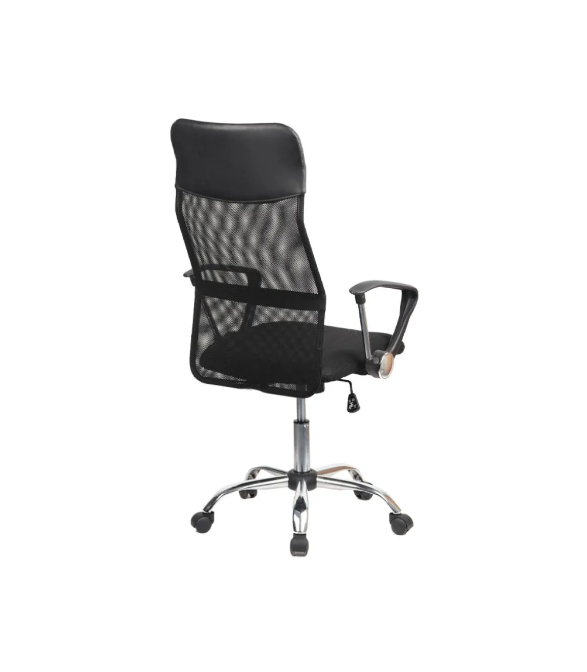Sillón giratorio Graciela acabado negro, 63 x 50 x 112-121cm (ancho x largo x alto)