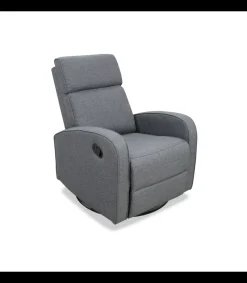 Sillón relax manual Confor tapizado gris oscuro, 74cm(Ancho) 95cm (Fondo) 101cm(Alto)