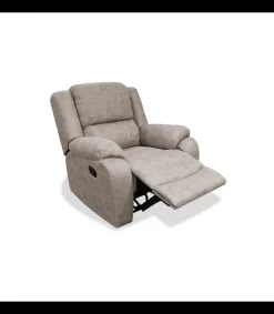 Sillón relax manual Murcia tapizado cemento, 95cm(Ancho) 97cm (Fondo) 105cm(Alto)