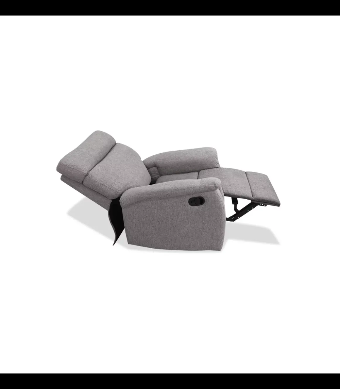 Sillón relax manual Texas tapizado tierra, 82cm(Ancho) 96cm(Fondo) 102cm(Alto)
