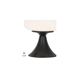 Sobremesa modelo Magrit acabado negro, 21cm(alto) 15cm(ancho) 15cm(fondo.