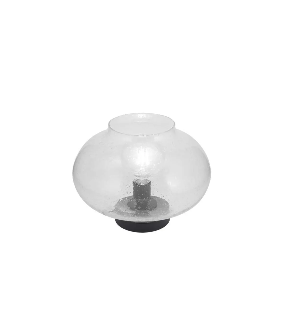 Sobremesa modelo Pataias acabado cristal transparente, 29cm(alto) 32cm(ancho) 132cm(fondo)