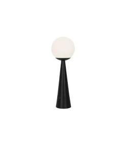Sobremesa modelo Patrick acabado negro, 46cm(alto) 15cm(ancho) 15cm(fondo.
