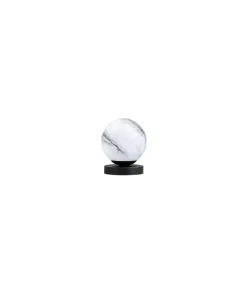 Sobremesa modelo Salem acabado blanco/negro, 17cm(alto) 14cm(ancho) 14cm(fondo.