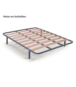 Somier Lorena multiláminas de 105x190. Patas no incluidas.