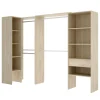 Vestidor de rincón Luz 3 color Natural 248cm (ancho) 79.4 cm (fondo) 187 cm (alto)