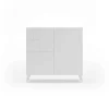 Zapatero modelo 512 acabado blanco, 90x90x27 (alto x ancho x fondo)