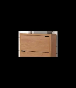 Zapatero 3 puertas kubox acabado maple, 79cm(ancho) 119cm(altura) 24cm(fondo)