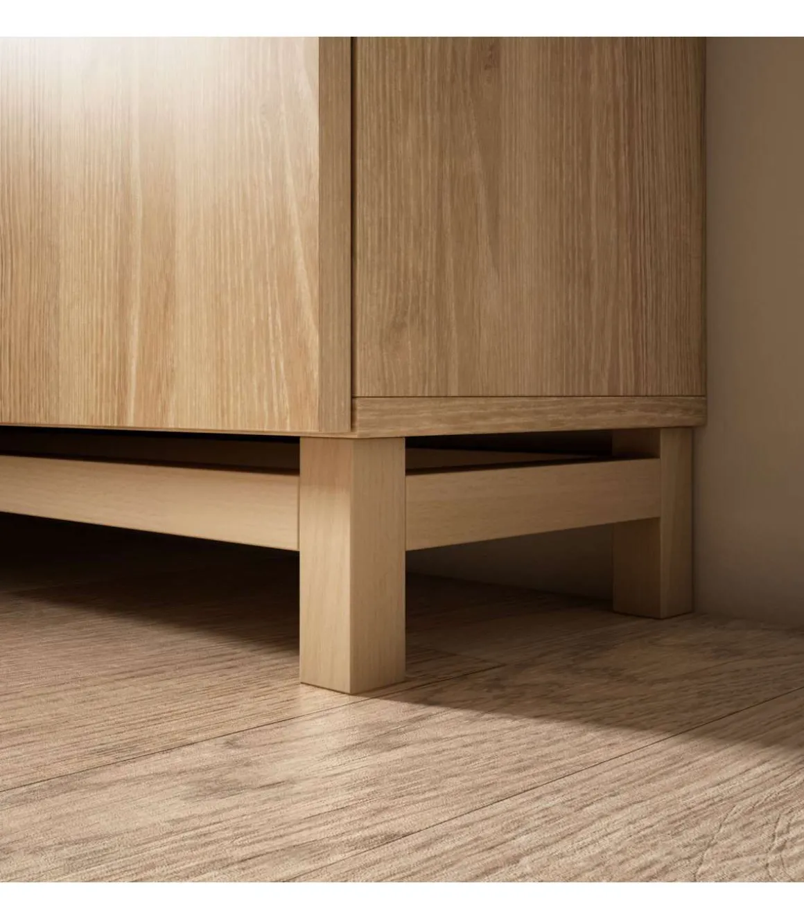 Zapatero 2 puertas modelo 513 acabado roble oscuro, 90x90x27 (alto x ancho x fondo)